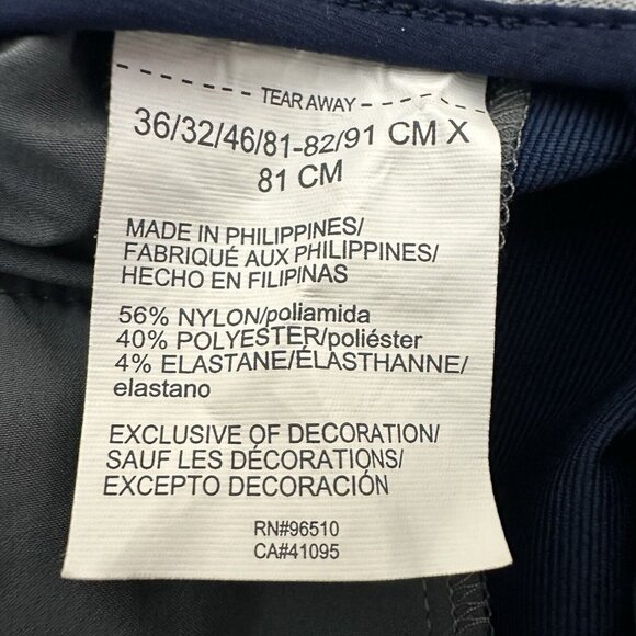 Under Armour Pants Mens 36x32 (34x31) Blue‎ Golf Chino Performance Work Office - Picture 3 of 8